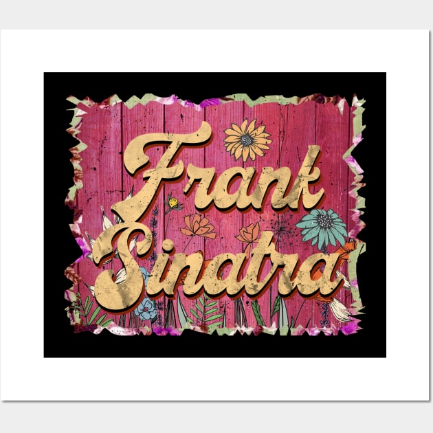 Classic Sinatra Personalized Flowers Proud Name Wall Art by Friday The 13th